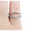 Ring Enhancer .38ctw Round Diamonds 14kw 9.5mm Sz5.5 3.4g 125060059