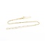 Necklace Box Link Lobster Clasp 14ky .5mm 18" 1.3g 125062012