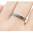 Ring Channel Set .16ctw Round Diamonds 400pt 2.5mm Sz7 2.2g 125060056
