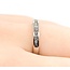 Ring Channel Set .16ctw Round Diamonds 400pt 2.5mm Sz7 2.2g 125060056