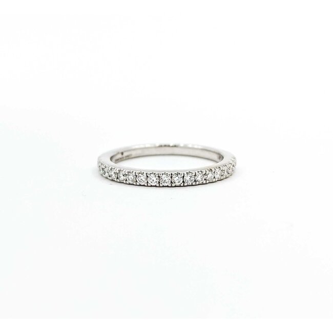 Ring Prong Set .38ctw Round Diamonds 14kw 2mm Sz6 2.4g 125060072