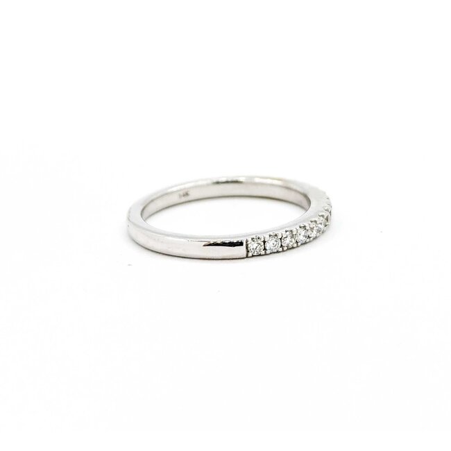 Ring Prong Set .38ctw Round Diamonds 14kw 2mm Sz6 2.4g 125060072