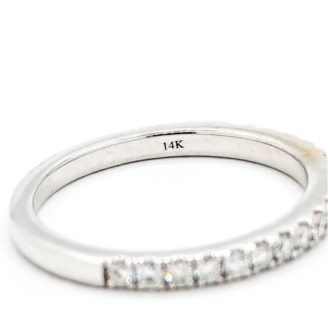 Ring Prong Set .38ctw Round Diamonds 14kw 2mm Sz6 2.4g 125060072