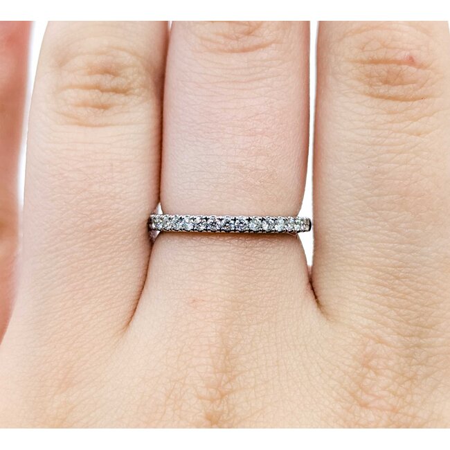 Ring Prong Set .38ctw Round Diamonds 14kw 2mm Sz6 2.4g 125060072