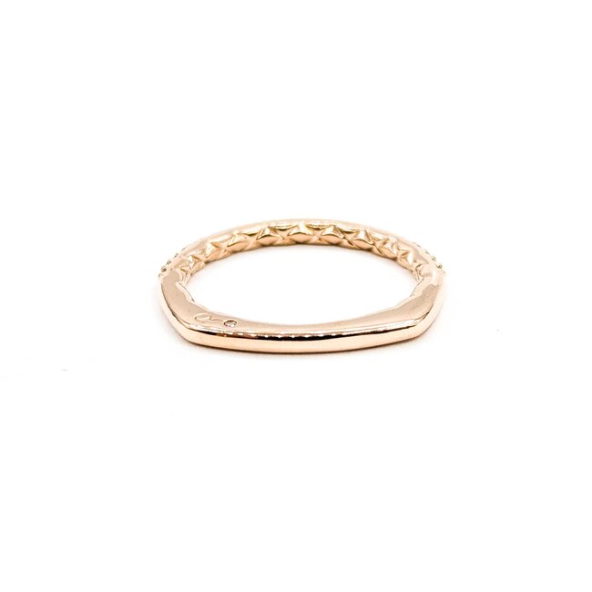 Ring A. Jaffe .25ctw Round Diamonds 14kr 2mm Sz8.5 3.4g 125060073