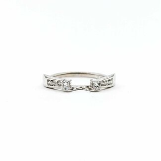 Ring Wrap .20ctw Round Diamonds 14kw 3.7mm Sz7 2.3g 125060052