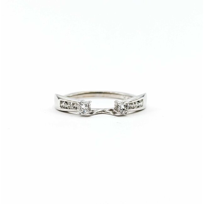Ring Wrap .20ctw Round Diamonds 14kw 3.7mm Sz7 2.3g 125060052