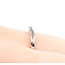 Ring Contour Band .08ctw Round Diamonds 14kw sz7 2.75g 125060048