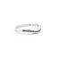 Ring Contour Band .08ctw Round Diamonds 14kw sz7 2.75g 125060048