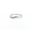 Ring Contour Band .08ctw Round Diamonds 14kw sz7 2.75g 125060048