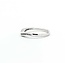 Ring Contour Band .08ctw Round Diamonds 14kw sz7 2.75g 125060048