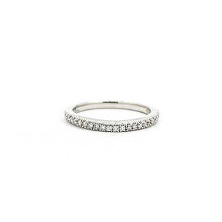 Ring Prong Set .25ctw Round Diamonds Plat 2mm Sz7 4.1g 125060064
