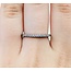 Ring Prong Set .25ctw Round Diamonds Plat 2mm Sz7 4.1g 125060064