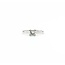 Ring Solitaire .50ct Princess Diamond 14kw 2.5mm Sz6.5 2.4g 125060080