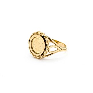 Ring Coin Style 14ky 15.5mm Sz7 3.51g 225062002