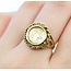 Ring Coin Style 14ky 15.5mm Sz7 3.51g 225062002