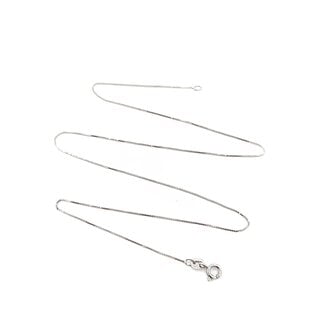 Necklace Box Link Spring Clasp 14kw .6mm 16" 1.1g 125062010