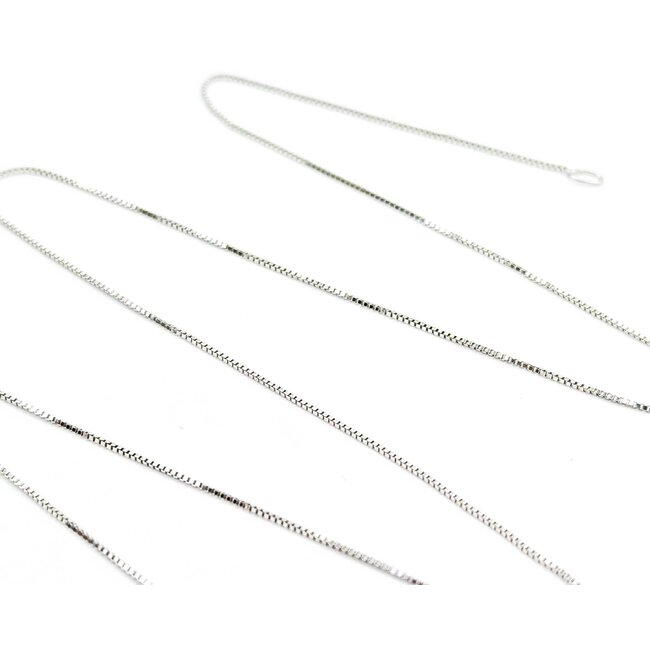 Necklace Box Link Spring Clasp 14kw .6mm 16" 1.1g 125062010