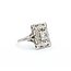 Ring Filigree .10ct Old European Diamond 18kw 15x13mm Sz5 2.9g 125060094