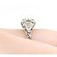 Ring Filigree Milgrain .12ct European Cut Diamond 18kw 8.8mm Sz6 2.6g 125060092
