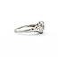 Ring Filigree Milgrain .12ct European Cut Diamond 18kw 8.8mm Sz6 2.6g 125060092