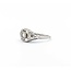 Ring Filigree Milgrain .12ct European Cut Diamond 18kw 8.8mm Sz6 2.6g 125060092