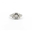 Ring Filigree Milgrain .12ct European Cut Diamond 18kw 8.8mm Sz6 2.6g 125060092