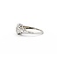 Ring Filigree Milgrain .12ct European Cut Diamond 18kw 8.8mm Sz6 2.6g 125060092