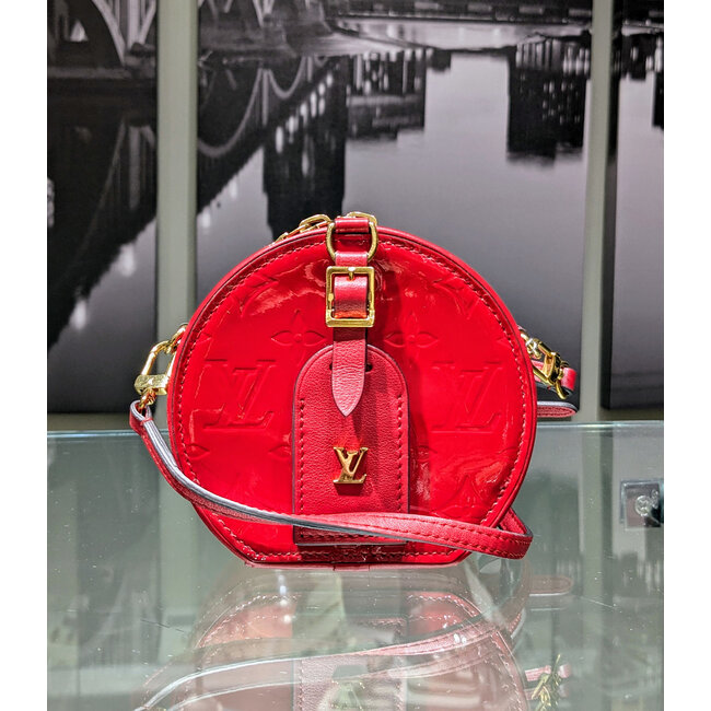 Handbag Louis Vuitton Boite Chapeau Souple Rouge 125045014