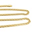 Necklace Double Curb Link Lobster Clasp 14ky 4mm 20" 12.1g 125062048