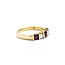 Ring 5-Stone .24ctw round Diamonds .30ctw Ruby 18ky sz5.75 3.9g 225060046
