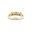 Ring 5-Stone .24ctw round Diamonds .30ctw Ruby 18ky sz5.75 3.9g 225060046