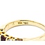 Ring 5-Stone .24ctw round Diamonds .30ctw Ruby 18ky sz5.75 3.9g 225060046