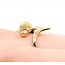 Ring Dolphin 14ky 20mm Sz8 4.5g 125062040