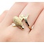 Ring Dolphin 14ky 20mm Sz8 4.5g 125062040