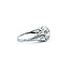 Ring Antique Filigree 3-Stone 1.35ctw Mine Cut Diamonds 18kw Sz6 2.6g 225070002