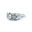 Ring Antique Filigree 3-Stone 1.35ctw Mine Cut Diamonds 18kw Sz6 2.6g 225070002