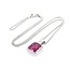 Pendant w/chain Invisible Set .60ctw Round/Baguette Diamonds 2.00ctw Ruby 18kw/14kw Chain 22x14mm 18" 10.5g 225070061