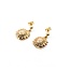Earrings Shell Dangle 14ky 3.6g
