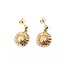 Earrings Shell Dangle 14ky 3.6g