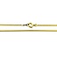 Necklace Curb Link Spring Clasp 14ky 1.4mm 16" 3g 125062041