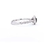 Ring Braided .22ctw Round Diamonds .97ct Spinel 14kw 2.5mm Sz9.25 3.7g 125060062
