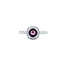 Ring Braided .22ctw Round Diamonds .97ct Spinel 14kw 2.5mm Sz9.25 3.7g 125060062