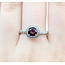 Ring Braided .22ctw Round Diamonds .97ct Spinel 14kw 2.5mm Sz9.25 3.7g 125060062