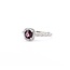Ring Braided .22ctw Round Diamonds .97ct Spinel 14kw 2.5mm Sz9.25 3.7g 125060062