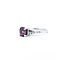 Ring Semi .20ctw Round & Baguette Diamonds 1.30ct Spinel 14kw 3mm Sz6 2.8g 125060060