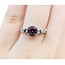 Ring Semi .20ctw Round & Baguette Diamonds 1.30ct Spinel 14kw 3mm Sz6 2.8g 125060060