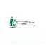 Ring 3-Stone .13ctw Baguette Diamonds 2.86ct Emerald 14kw 9x7.5mm Sz6.5 3.7g 125060021
