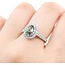 Ring Double Halo .73ctw Round Diamonds Alexandrite GIA: 6237584995 18kw 12x10mm Sz6.5 4.3g 125060022