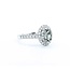 Ring Double Halo .73ctw Round Diamonds Alexandrite GIA: 6237584995 18kw 12x10mm Sz6.5 4.3g 125060022